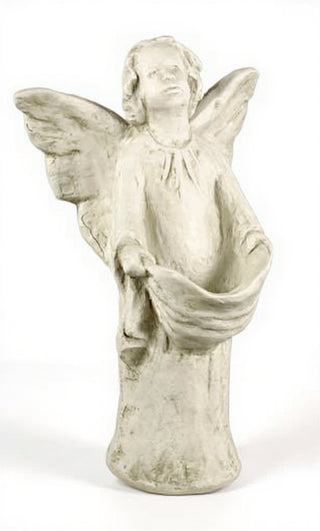 Angel With Drape Statue - 17-inch