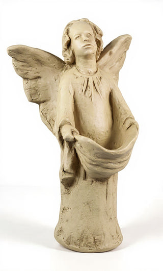 Angel With Drape Statue - 17-inch