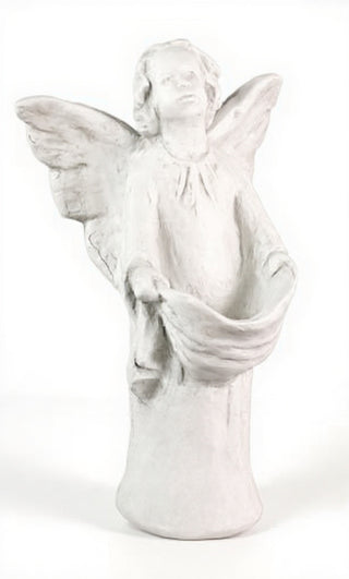 Angel With Drape Statue - 17-inch