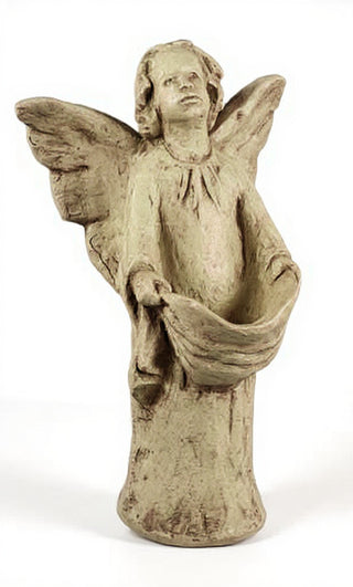 Angel With Drape Statue - 17-inch
