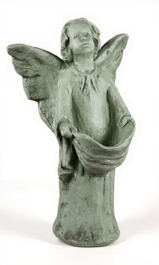 Angel With Drape Statue - 17-inch