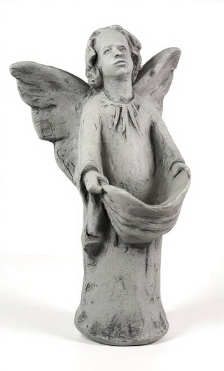 Angel With Drape Statue - 17-inch