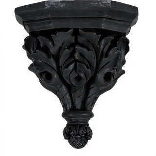 Oak Leaf Bracket - 14-inch — Dusted Black finish