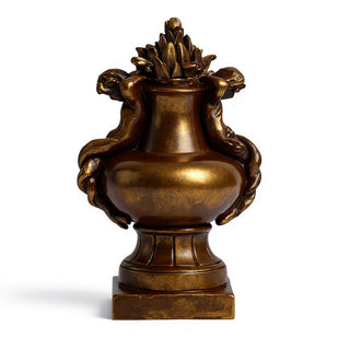 Cherub Siren Urn Planter - 14-inch — Bronze finish