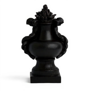Cherub Siren Urn Planter - 14-inch — Iron finish