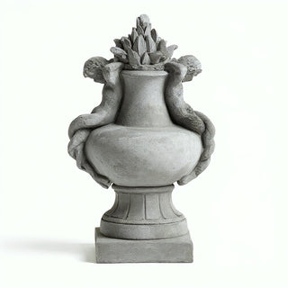Cherub Siren Urn Planter - 14-inch — Old Stone finish