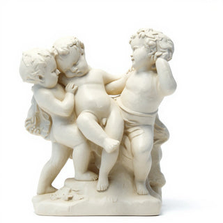 Franciscan Cherubs Statue - 23-inch — Antique White finish