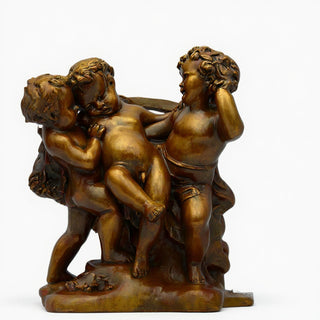 Franciscan Cherubs Statue - 23-inch — Bronze finish