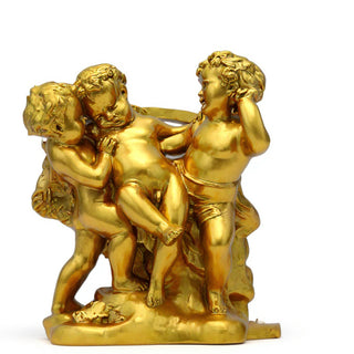 Franciscan Cherubs Statue - 23-inch — Deep Gold finish