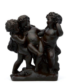 Franciscan Cherubs Statue - 23-inch — Iron finish