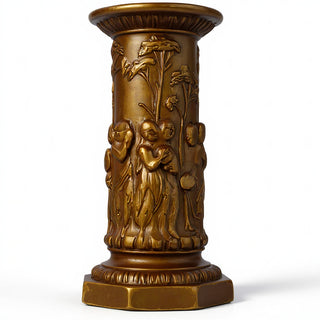 Musical Cherubs Pedestal - 22-inch — Bronze finish