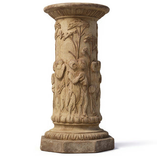 Musical Cherubs Pedestal - 22-inch — Gothic Stone finish