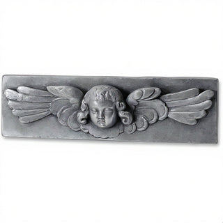 Cherub Tile — Antique Silver finish