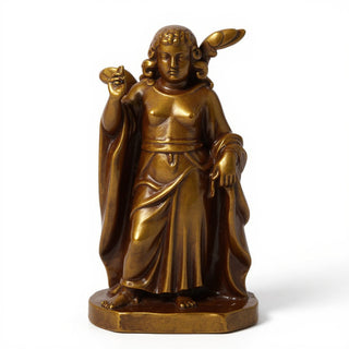 Cherub Tile — Bronze finish