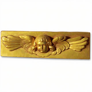 Cherub Tile — Deep Gold finish