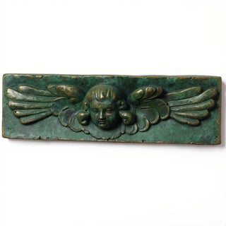 Cherub Tile — Green Bronze finish