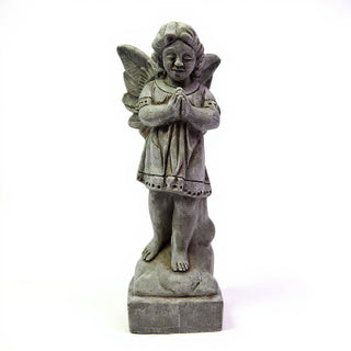 Overseeing Angel Statue - 18.5-inch — Antique Stone finish