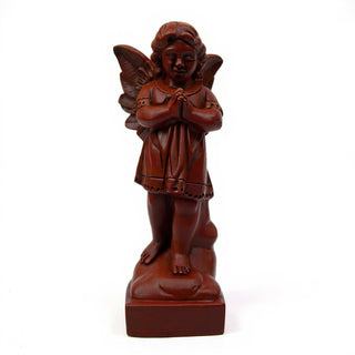 Overseeing Angel Statue - 18.5-inch — Rust finish