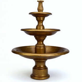 Balustrade III Tier Fountain - 68-inch — Bronze finish
