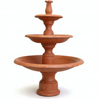 Balustrade III Tier Fountain - 68-inch — Metro finish