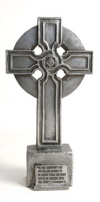 Saint John Cross - 32-inch — Aged Silver finish