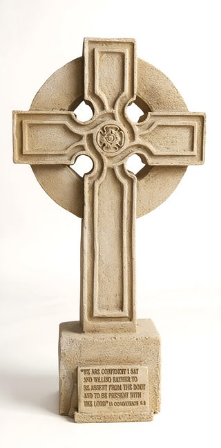 Saint John Cross - 32-inch — Dusted Sand finish