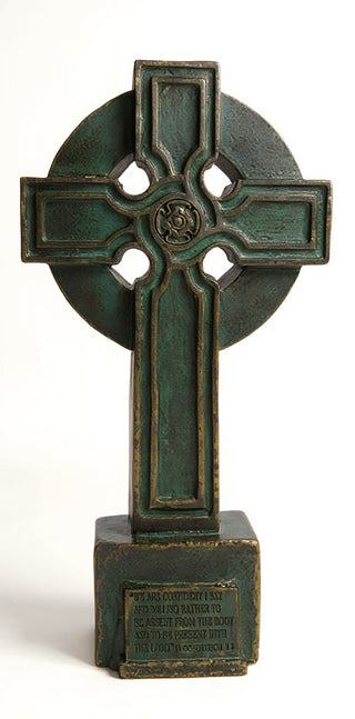 Saint John Cross - 32-inch — Green Bronze finish
