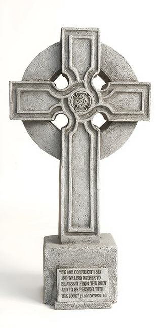Saint John Cross - 32-inch — Old Stone finish