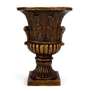 Acanthus Leaf Urn Planter - 30-inch — Bronze finish