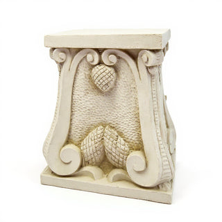David Pedestal - 36-inch — Antique White finish