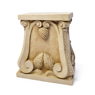 David Pedestal - 36-inch — Museum Terracotta finish