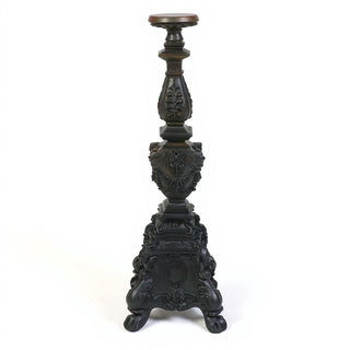 Ornate Candleholder - 33-inch — Iron finish
