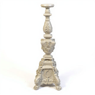 Ornate Candleholder - 33-inch — Museum Terracotta finish