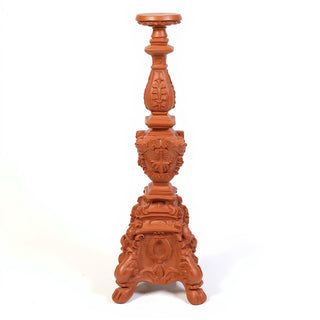 Ornate Candleholder - 33-inch — Metro finish