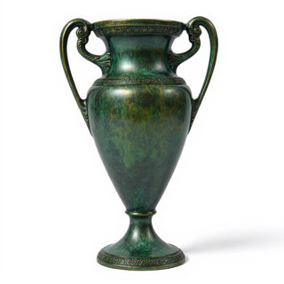 Krone Vase Planter - 24-inch — Green Bronze finish