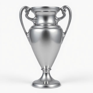 Krone Vase Planter - 24-inch — Silver finish