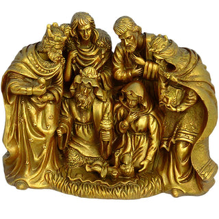 Nativity Statue — Antique Gold finish