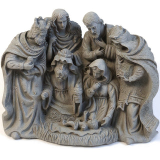 Nativity Statue — Antique Stone finish