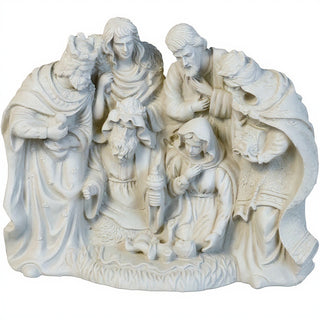 Nativity Statue — Antique White finish