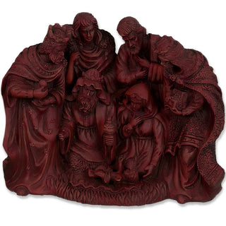 Nativity Statue — Rust finish
