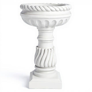 Roma Birdbath - 25-inch — Flat White finish