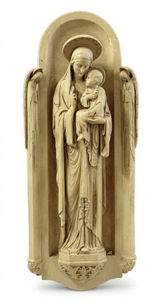 Blessed Virgin Shrine Wall Statue - 46-inch