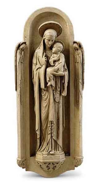 Blessed Virgin Shrine Wall Statue - 46-inch