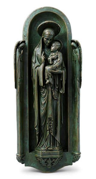 Blessed Virgin Shrine Wall Statue - 46-inch