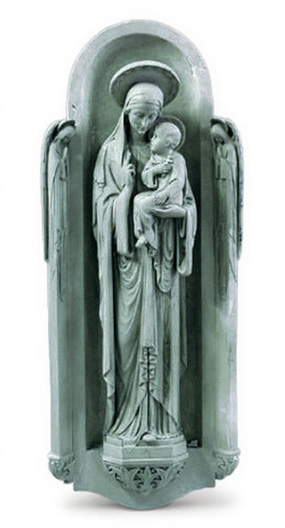 Blessed Virgin Shrine Wall Statue - 46-inch