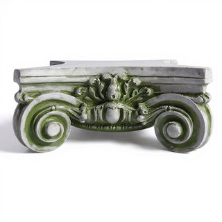Ionic Capital Architectural Capital — Mossy Green finish