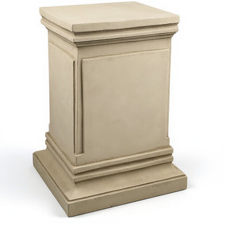 Rectangular Panel Pedestal - 18-inch — Dusted Sand finish