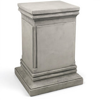 Rectangular Panel Pedestal - 18-inch — Limestone finish