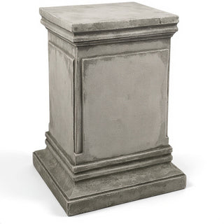 Rectangular Panel Pedestal - 18-inch — Old Stone finish