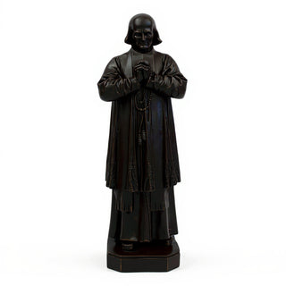 Saint John Vianney Statue - 13-inch — Iron finish